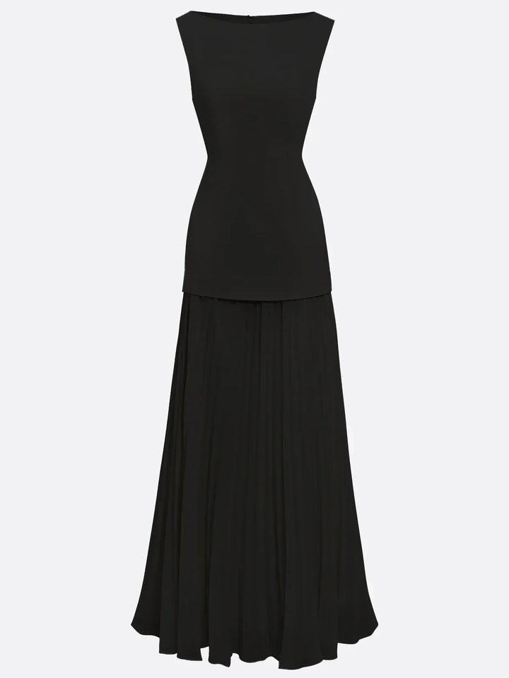 Micaela | Pleated Maxi Dress