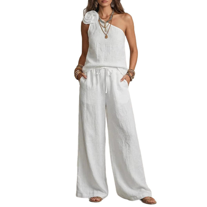 Colette | Two-Tone Shirt & Pants Set
