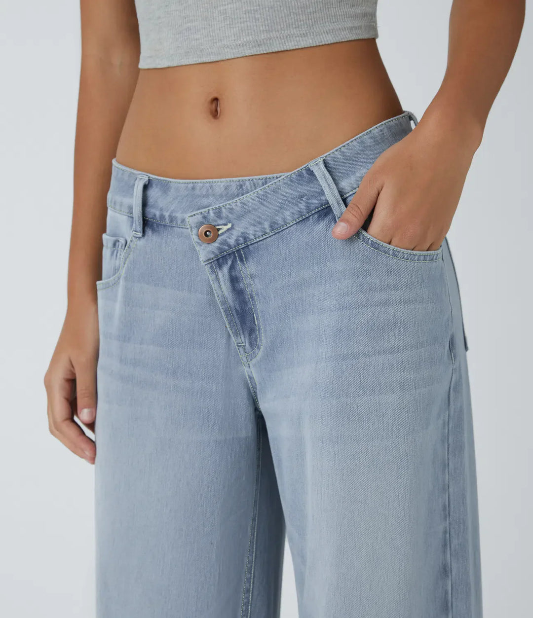 The Asymmetric Zip™ Cargo Jean