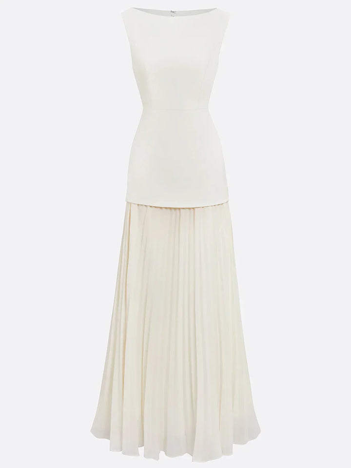 Micaela | Pleated Maxi Dress