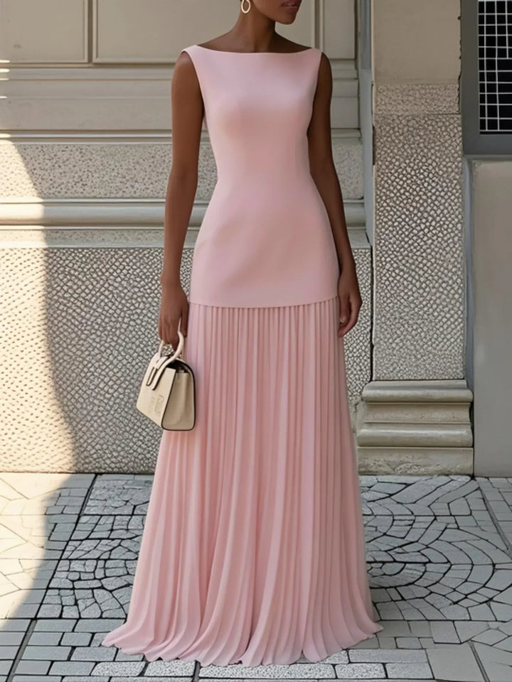 Micaela | Pleated Maxi Dress