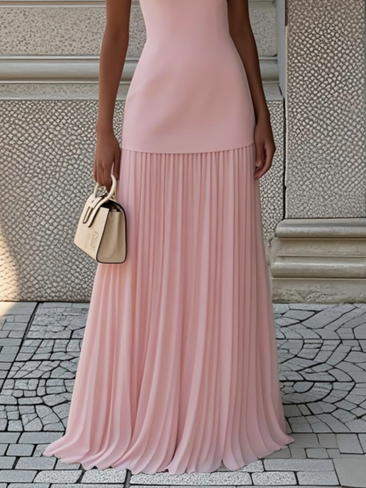 Micaela | Pleated Maxi Dress