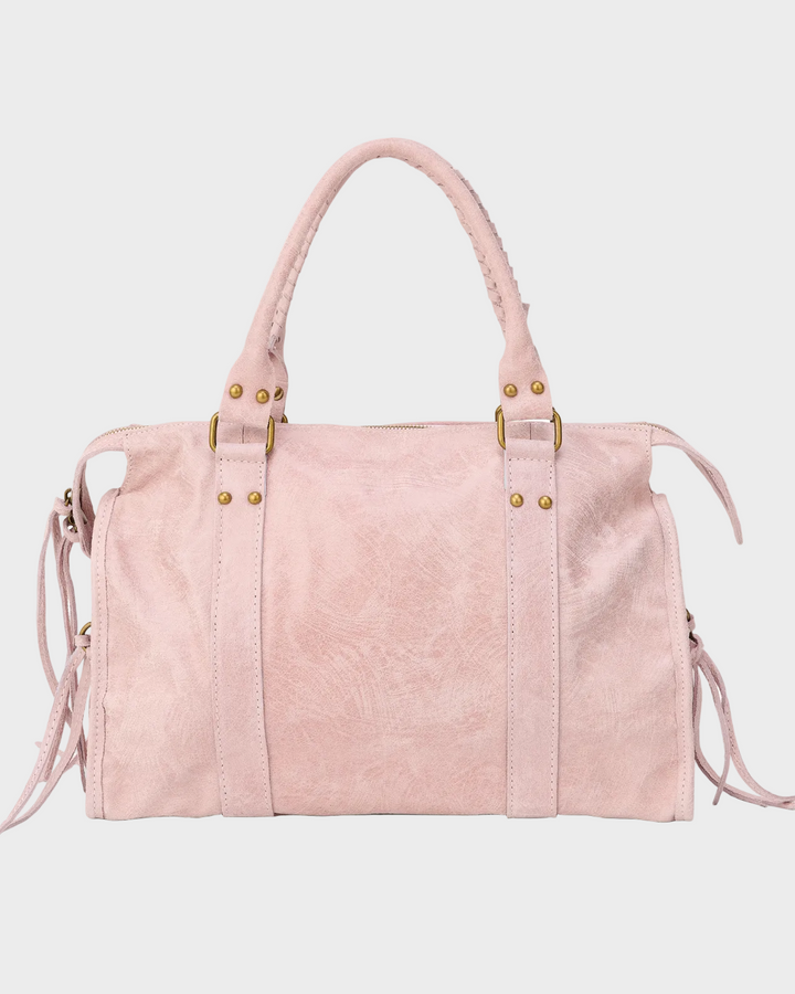 Fiora | Vanilla Pink Leather Tote
