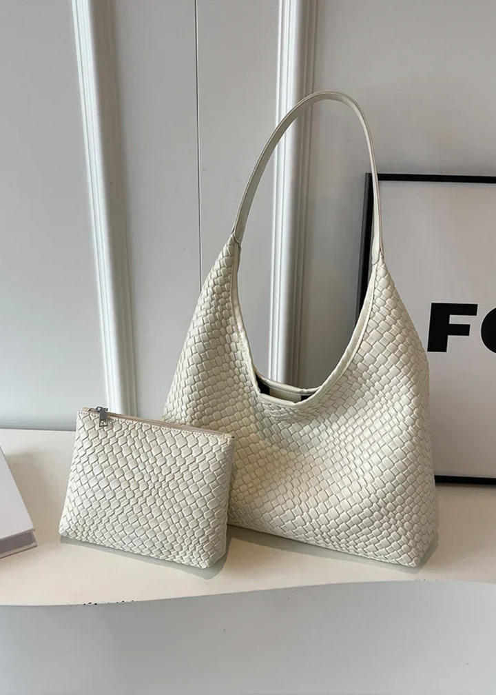 Romy | Braided Shoulder Bag with Pouch