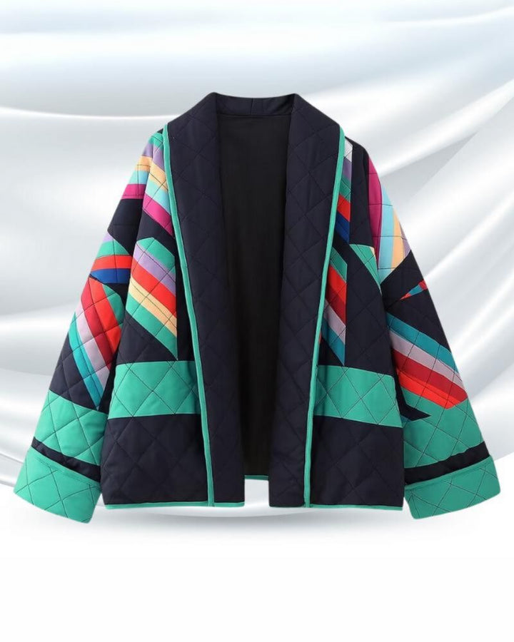 Women's Jacket | Geometric Print Pattern