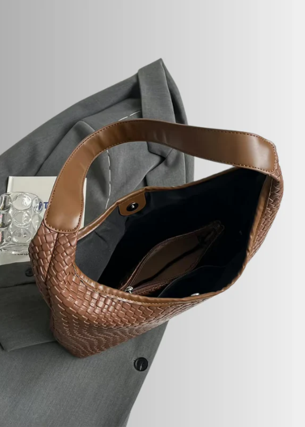 Romy | Braided Shoulder Bag with Pouch