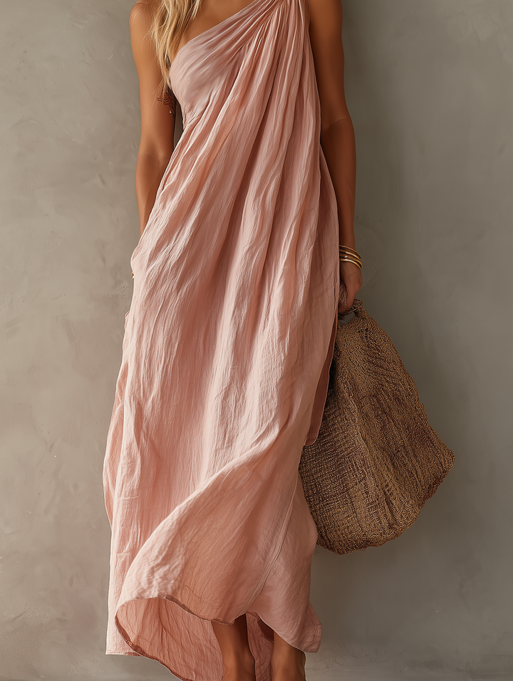 Elodie | One-Shoulder Maxi Dress