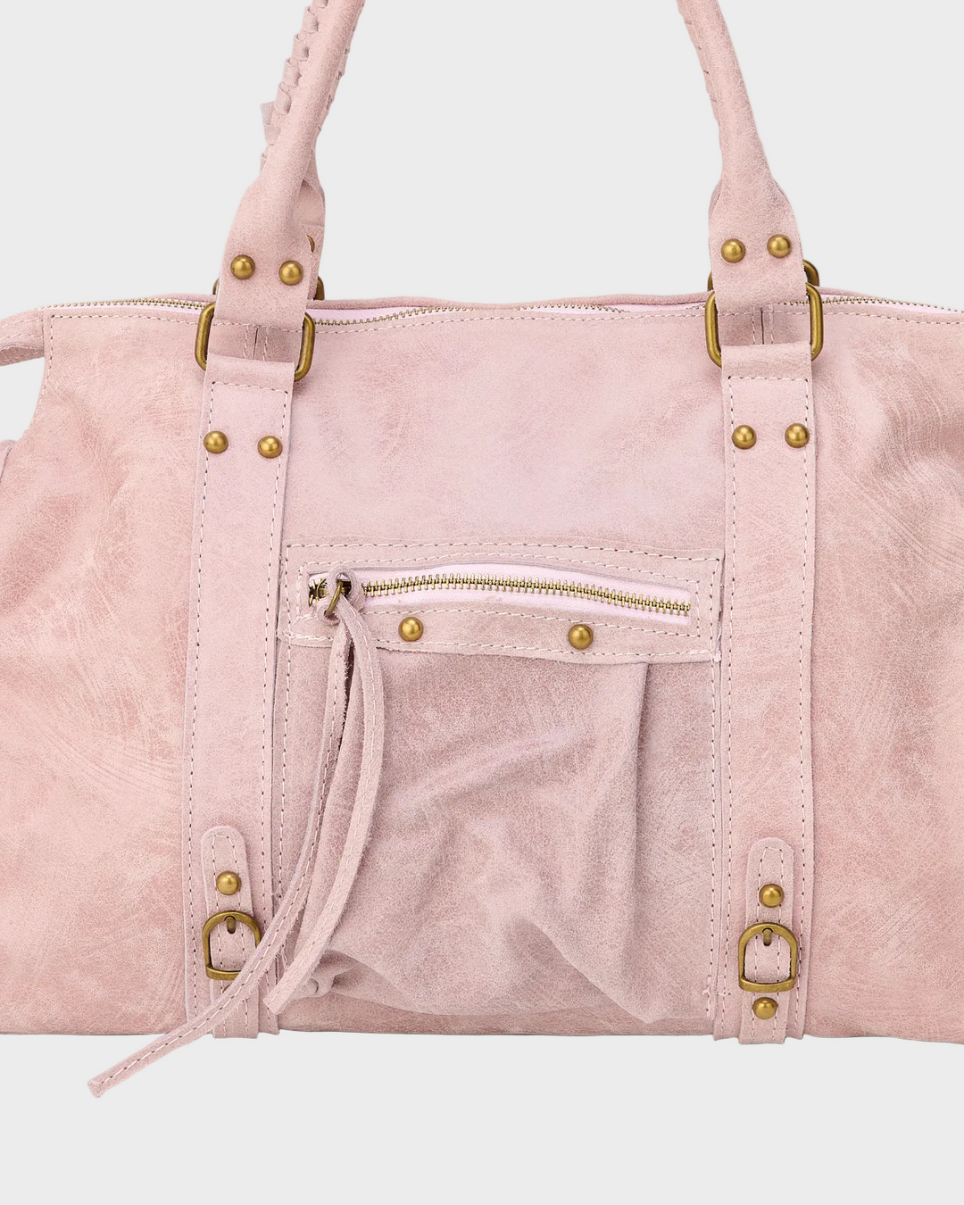 Fiora | Vanilla Pink Leather Tote