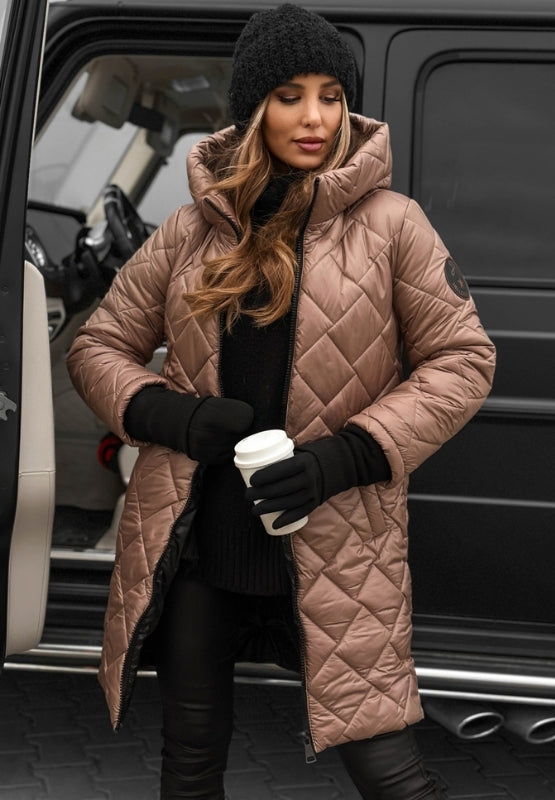 Women's Jacket | Stitched Diamond Panels