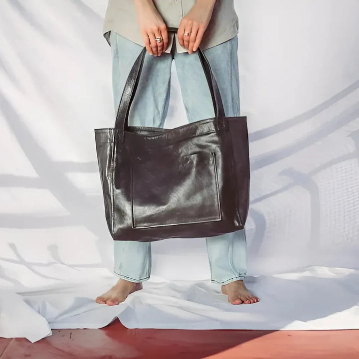 Sasha | Spacious Vegan Leather Handbag