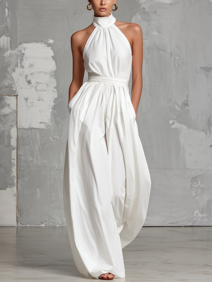Halle | Halter-Neck Jumpsuit