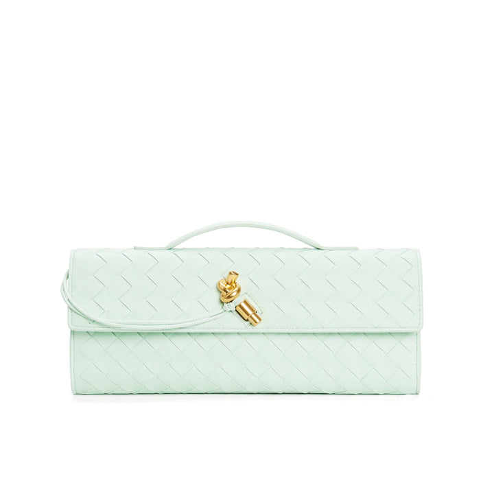 Elowen | Braided Leather Clutch