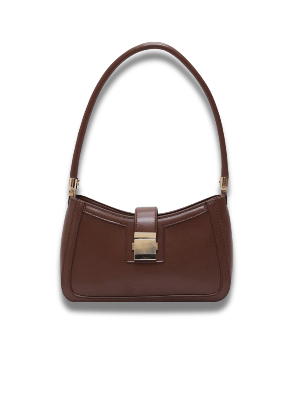 Noa | Black Bag with Gold Buckle