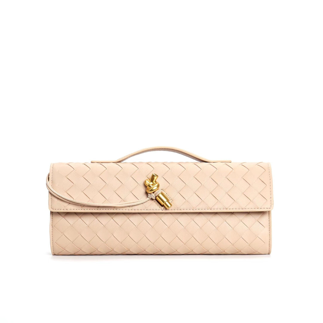 Elowen | Braided Leather Clutch