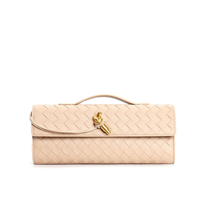 Elowen | Braided Leather Clutch