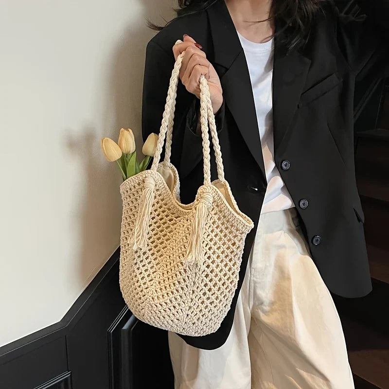 Solene | Hand-Crocheted Beach Bag