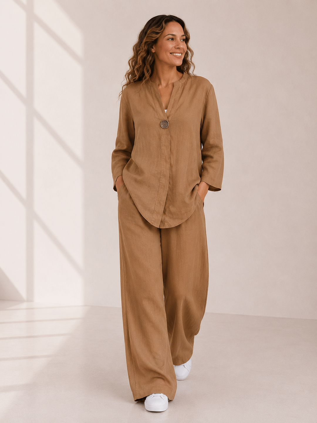 Lumi | Blouse & Wide-Leg Set