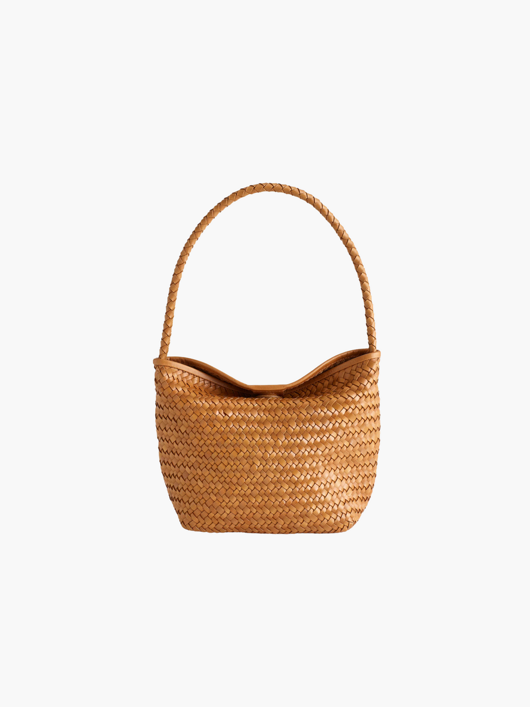 Tessa | Handwoven Leather Flap Bag