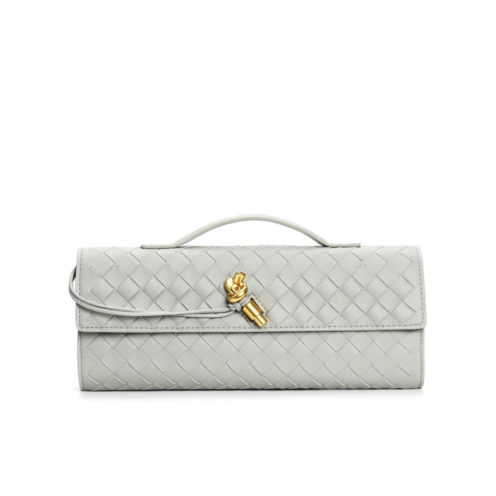 Elowen | Braided Leather Clutch