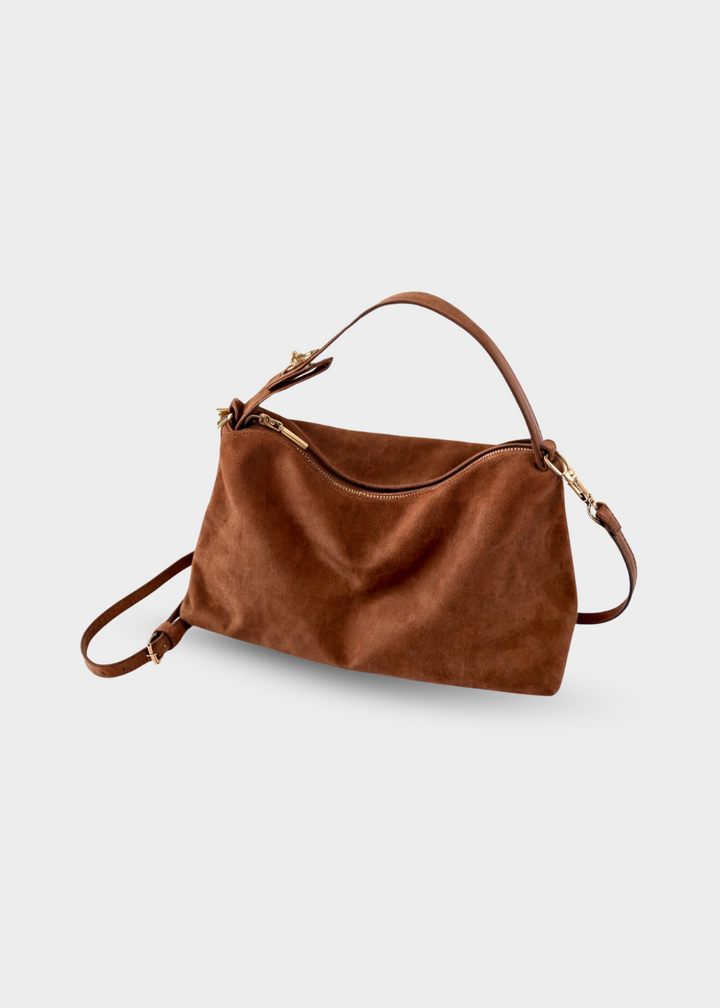 Wilma | Vintage Suede Shoulder Bag