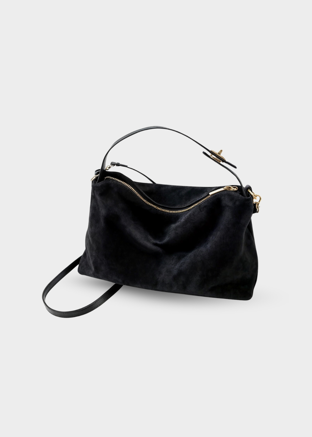 Wilma | Vintage Suede Shoulder Bag