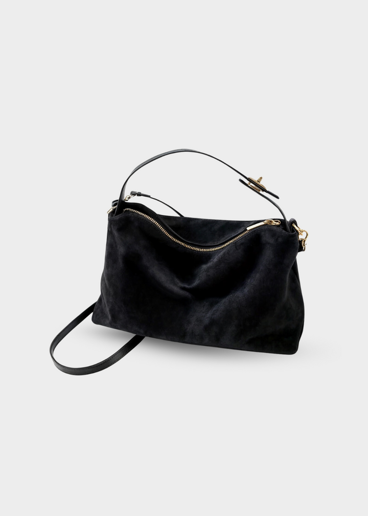 Wilma | Vintage Suede Shoulder Bag