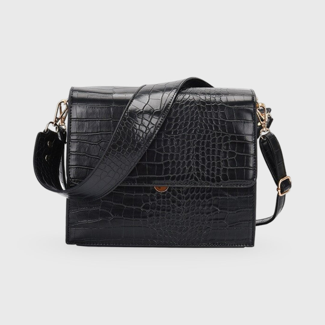 Cleo | Croc-Look Crossbody Bag