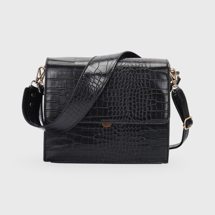 Cleo | Croc-Look Crossbody Bag
