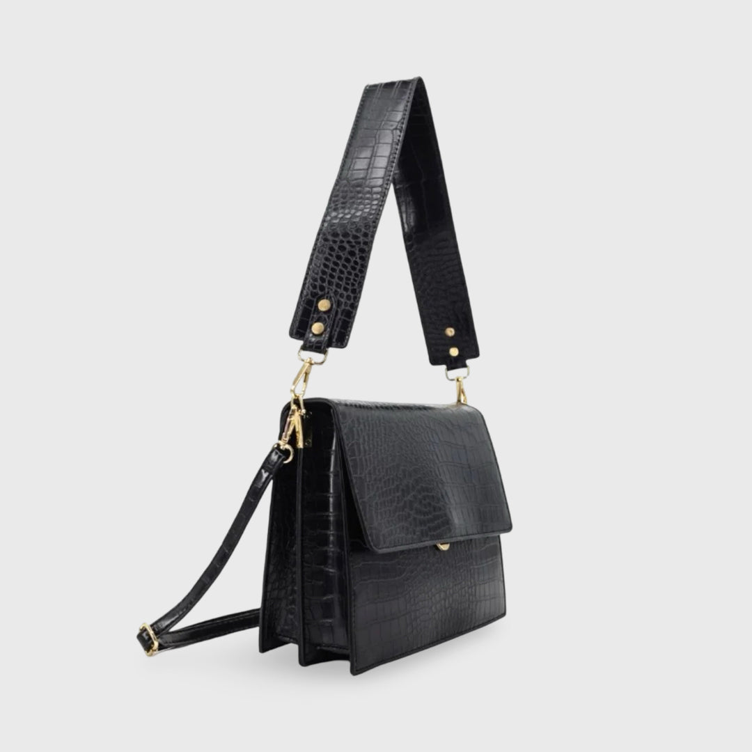 Cleo | Croc-Look Crossbody Bag