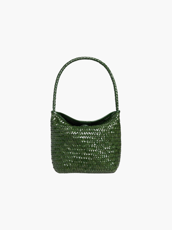 Tessa | Handwoven Leather Flap Bag