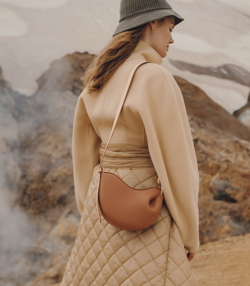 Cosima | Cognac Vegan Leather Tote