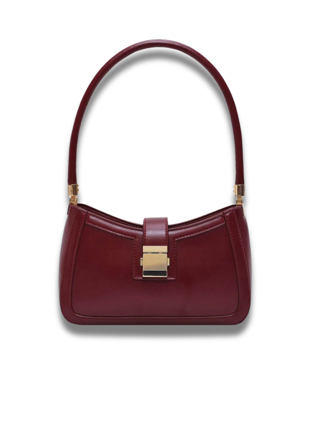 Noa | Black Bag with Gold Buckle