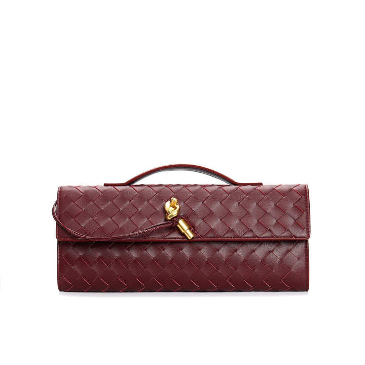 Elowen | Braided Leather Clutch