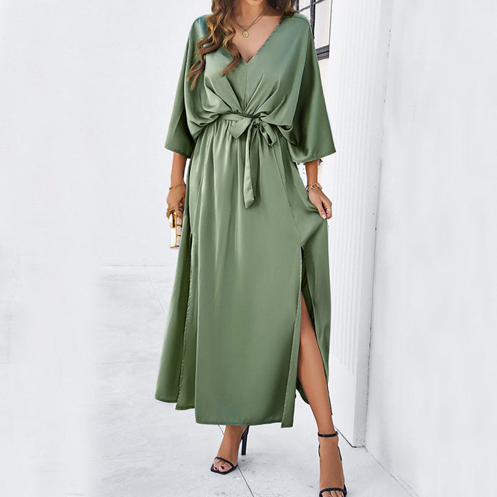 Blair | Batwing V-Neck Maxi Dress
