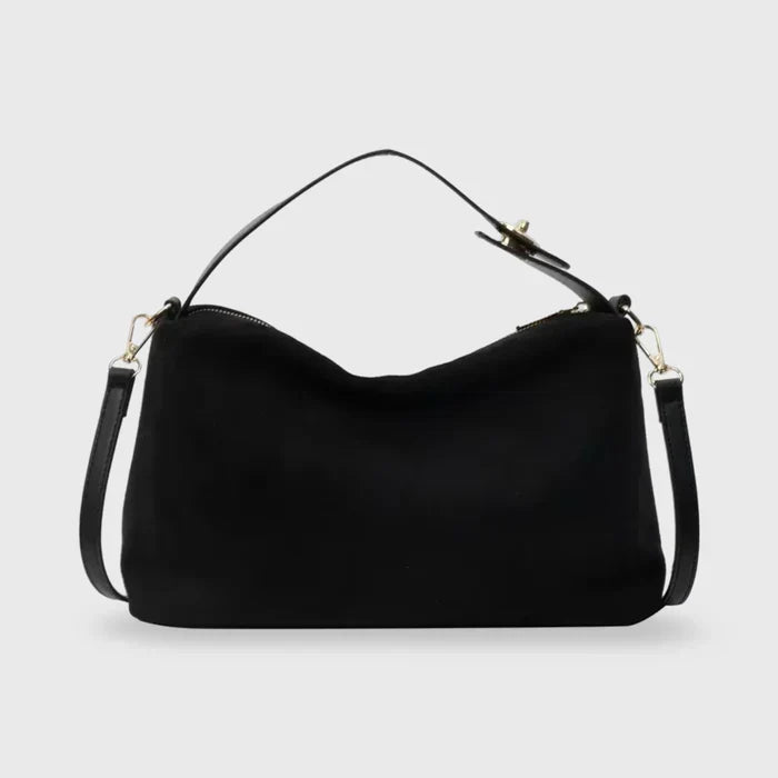 Freya | Water-Repellent Suede Laptop Bag