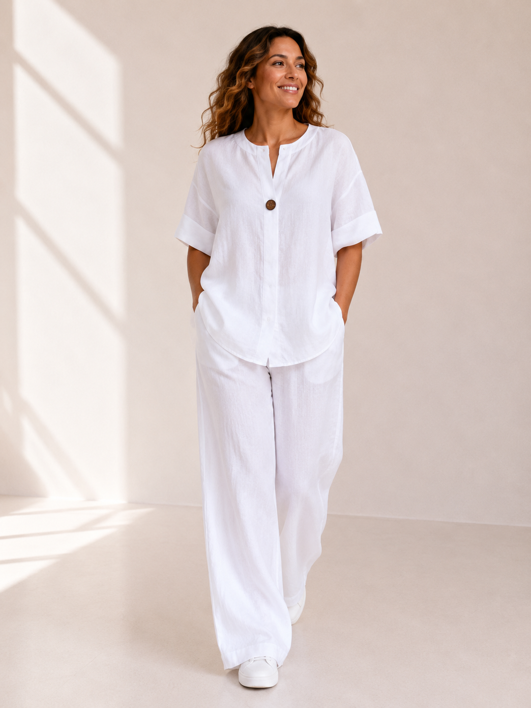 Lumi | Blouse & Wide-Leg Set
