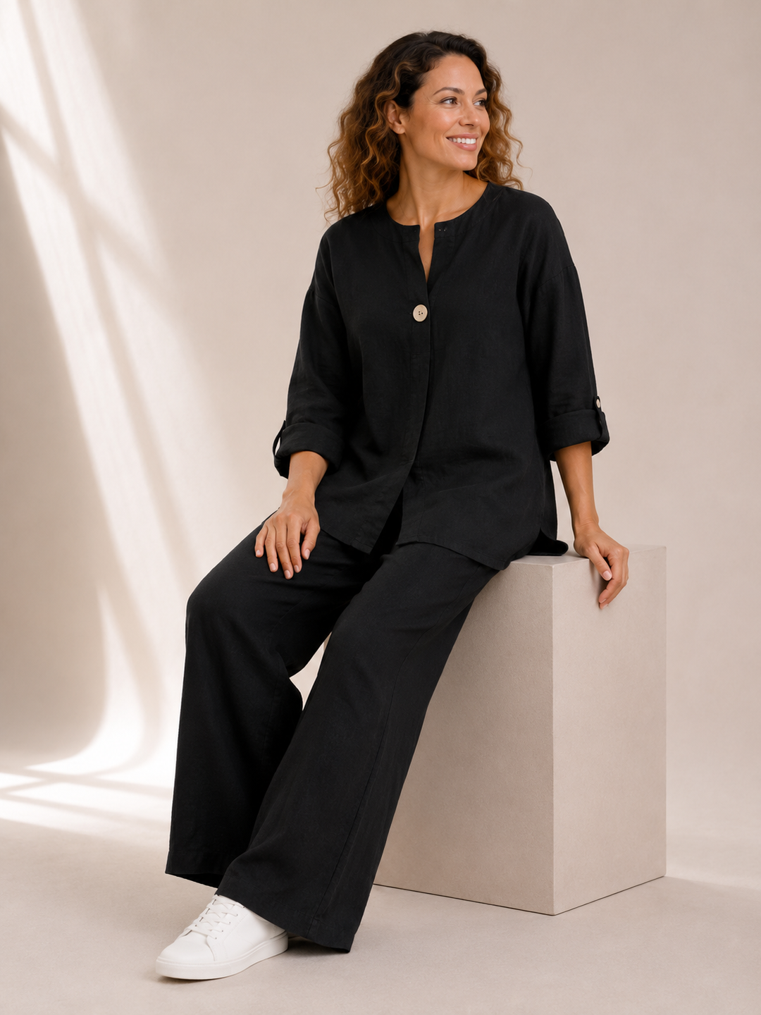 Lumi | Blouse & Wide-Leg Set