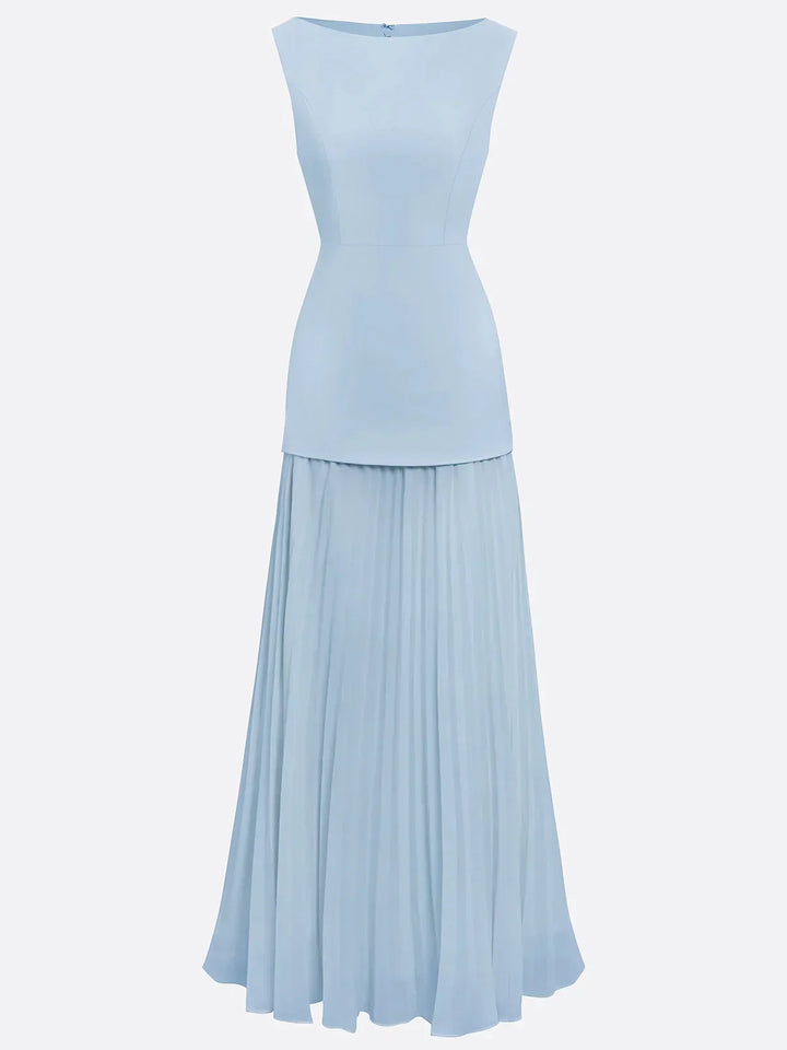 Micaela | Pleated Maxi Dress