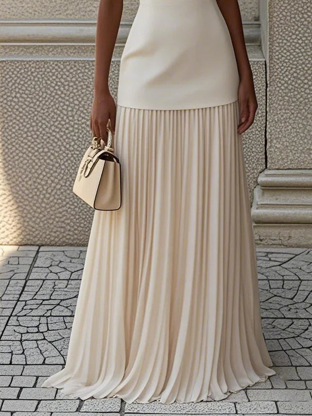 Micaela | Pleated Maxi Dress