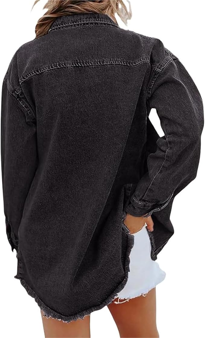 Women’s Jacket | Oversized Button Front