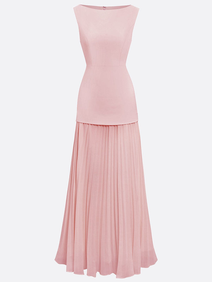 Micaela | Pleated Maxi Dress