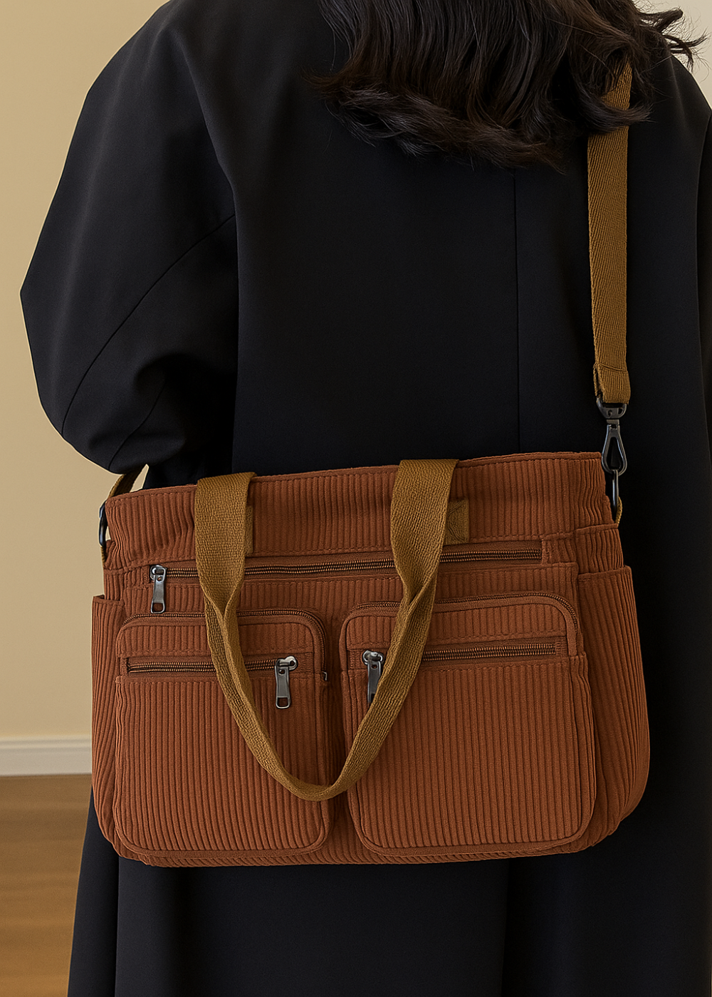 Cora Lane | Corduroy Everyday Bag