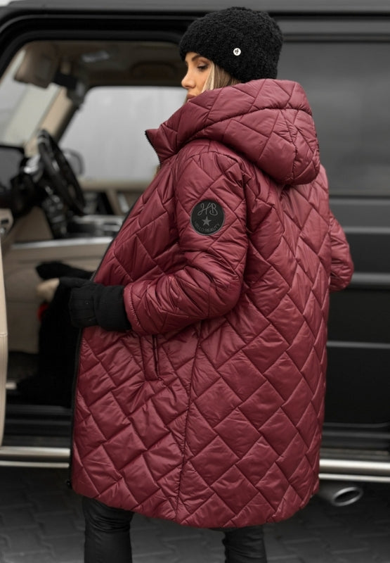 Women's Jacket | Stitched Diamond Panels
