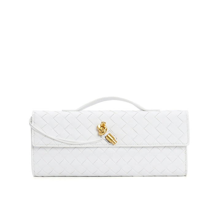 Elowen | Braided Leather Clutch