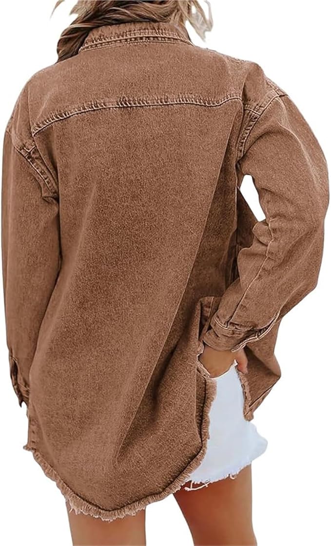 Women’s Jacket | Oversized Button Front