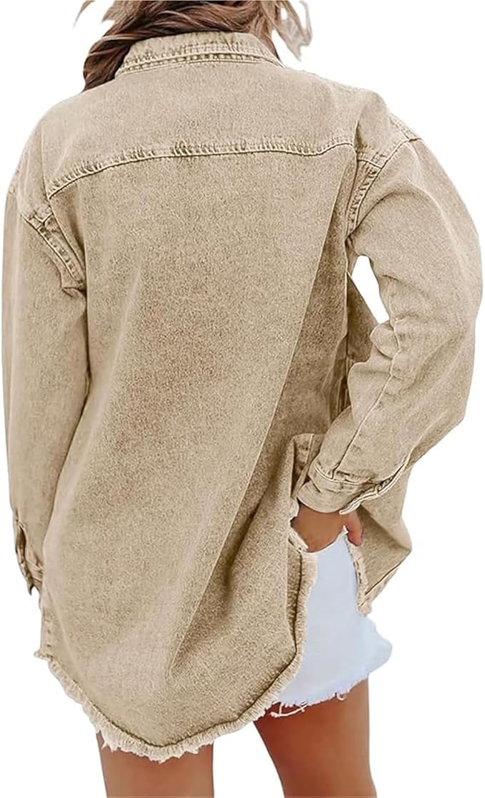 Women’s Jacket | Oversized Button Front