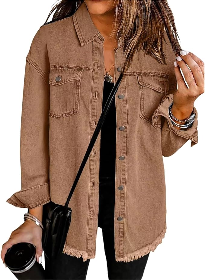 Women’s Jacket | Oversized Button Front