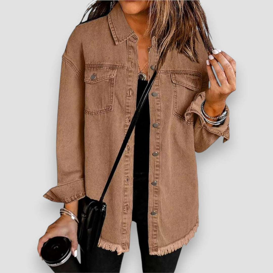 Women’s Jacket | Oversized Button Front