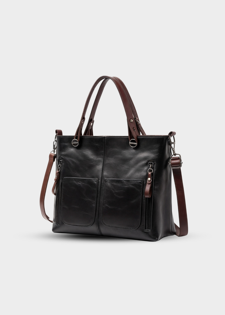 Elsa | Medium Shoulder Bag with Double Handles