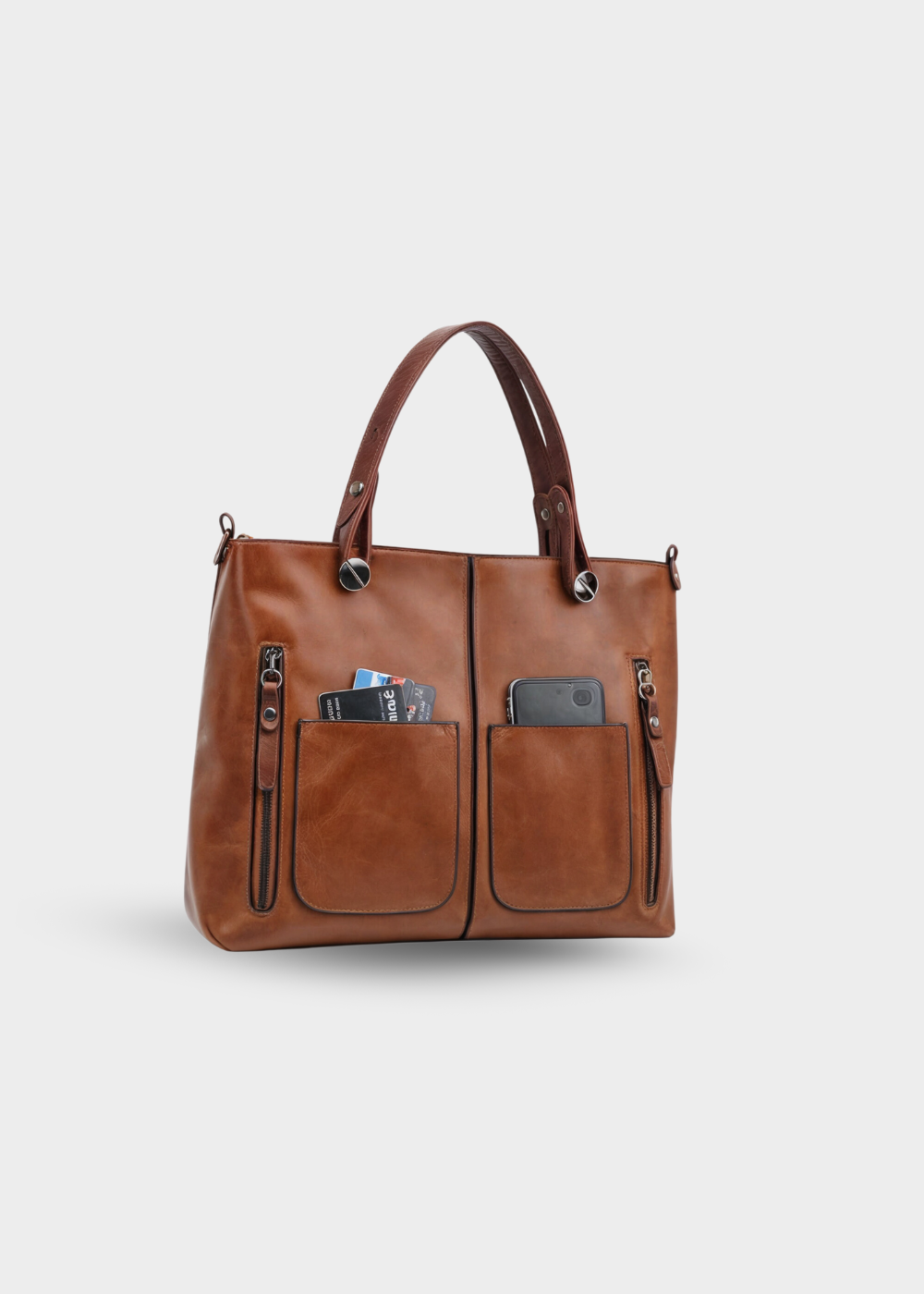 Elsa | Medium Shoulder Bag with Double Handles